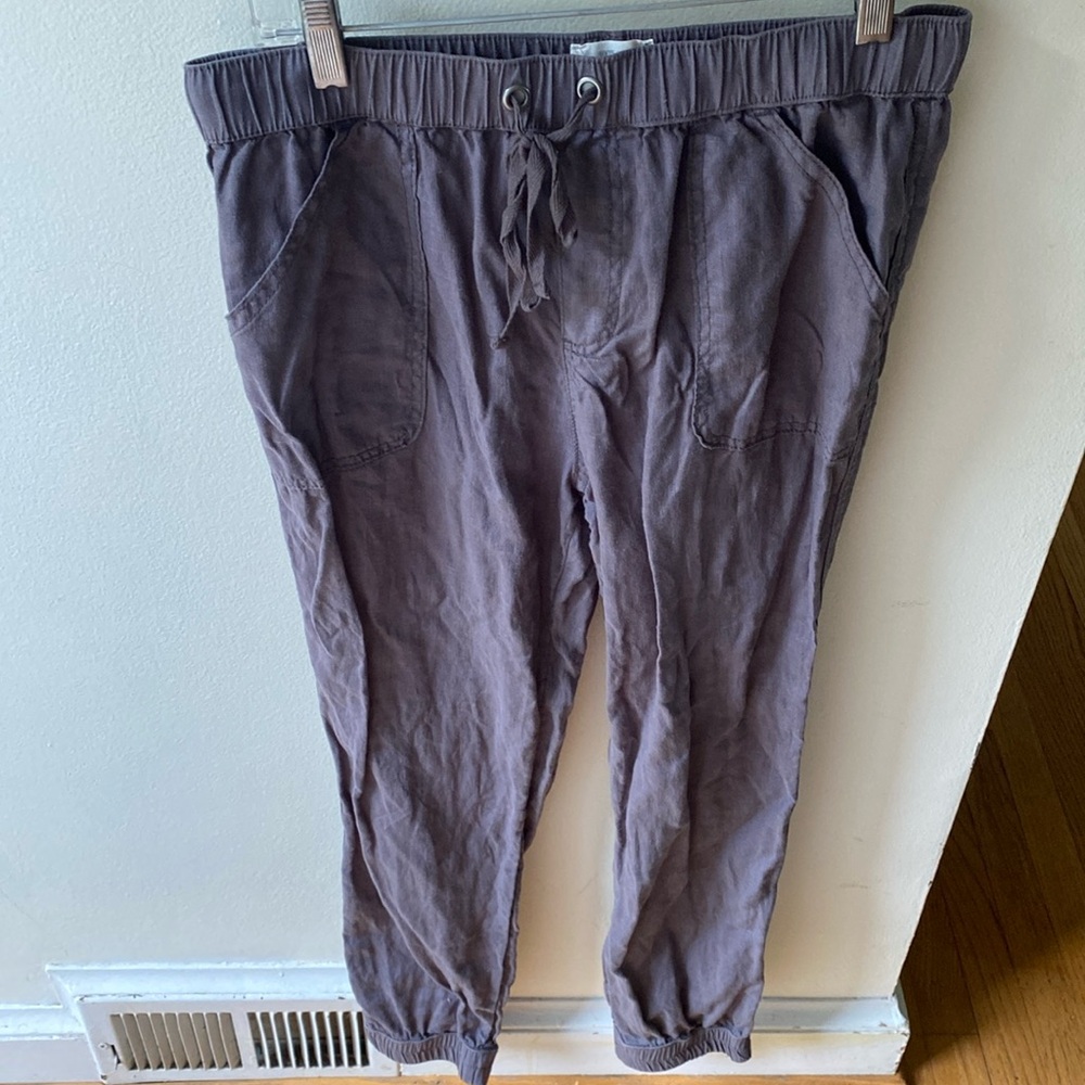 Linen Gray Jogger